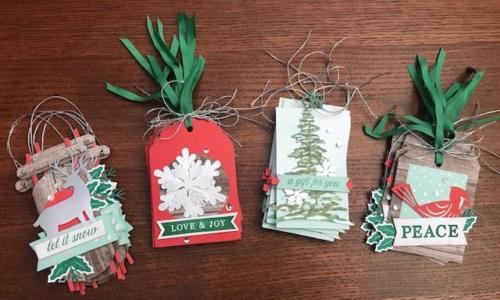 Winter Gifts-Cute Tags & Biscotti